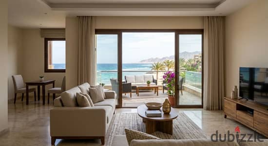 Garden 143m for chalet 100m in Ain Sokhna | direct sea view | 30% discount | delivery in 6 months |