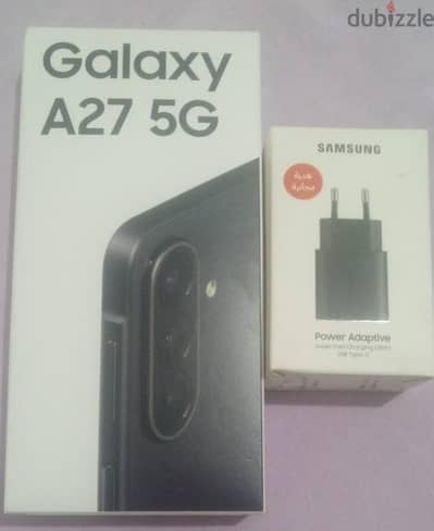 سامسونج جالاكسي A27 (5G) سعة 128 جيجابايت، ذاكرة RAM 8 جيجابايت + شاحن
