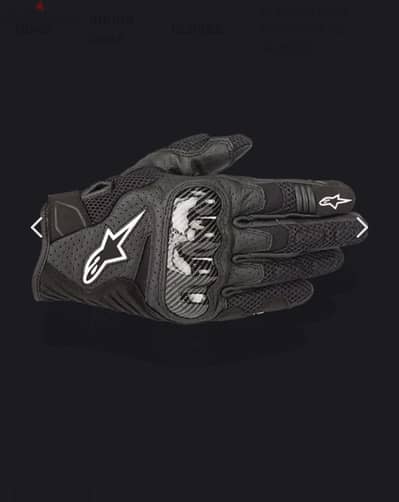 Alpinestars SMX-1 Air V2 Gloves جوانتي سيفتي الباينستارز حالة ممتازة