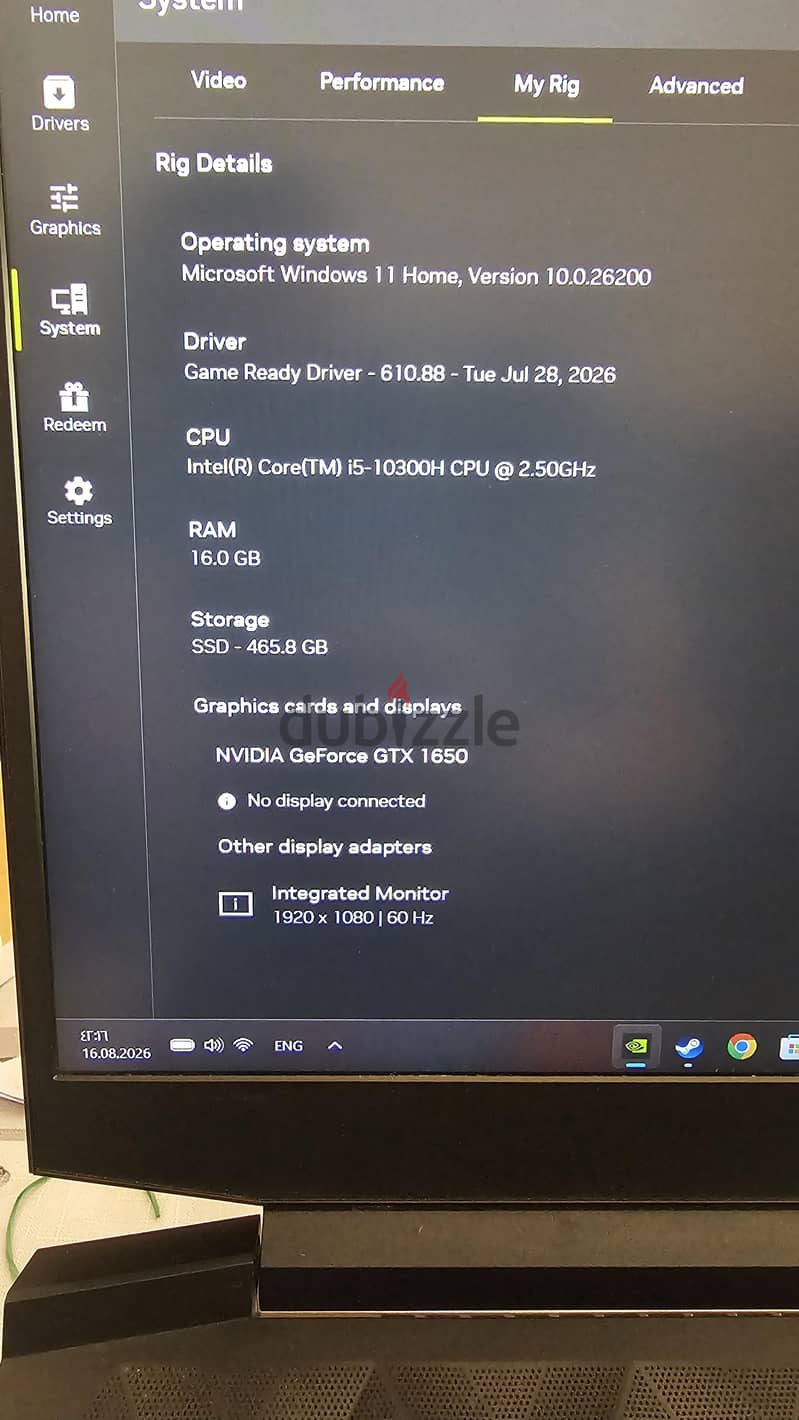 Hp pavilion gaming 1