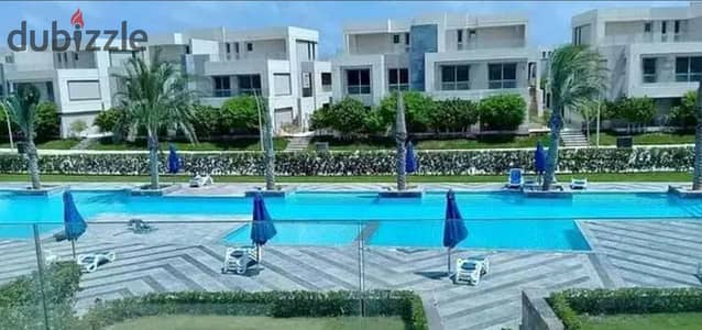 Finished 3 rooms chalet for sale in installments in La Vista Ras El Hekma, North Coast