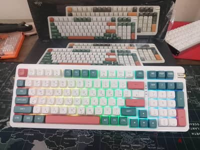 Aigo A98 Trio Mode Mechanical Gaming Keyboard RGB
