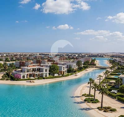 شاليه مطل علي البحر طرح جديد مقدم 0% أقساط 10 سنين