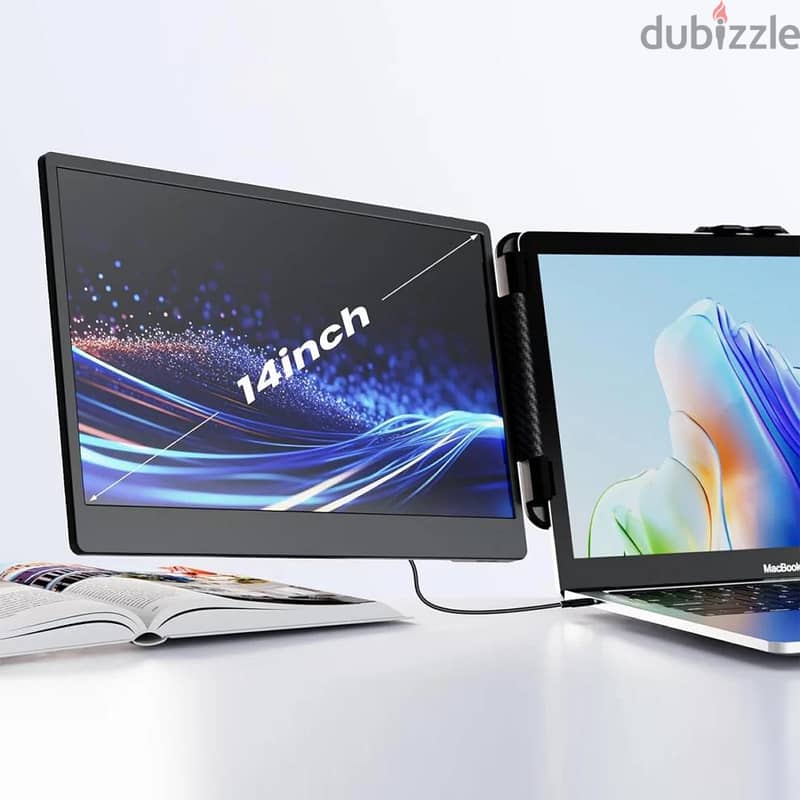 V2Com S2 14″ Portable Laptop Screen Extender 5