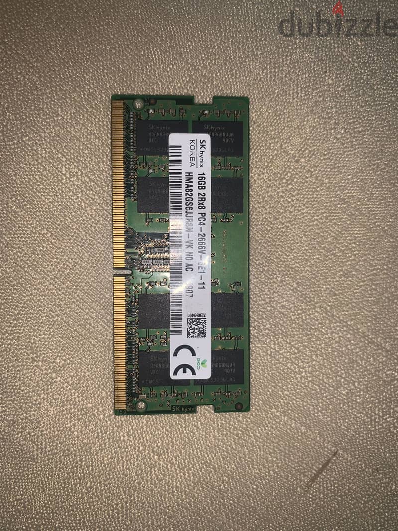 Ram laptop 16 G 1
