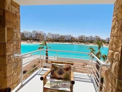 استلم شاليه صف اول كريستال لاجون فيو من كل الغرف مع حسن علام في سوان ليك الجونه  متشطب Ultra Lux  مع ACs + مطبخ بالقرب من مارينا دقايق الي جزيرة طويله