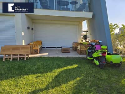 Corner Chalet with Garden 400 sqm For Sale in Fouka Bay with Prime View