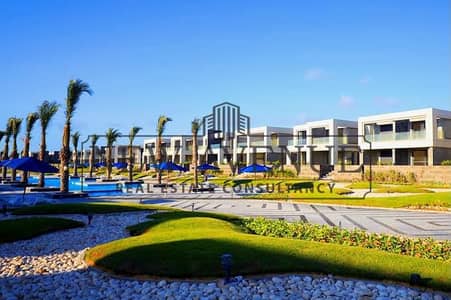 Chalet typical floor for sale in la vista Ras el Hikma ready to move pool view