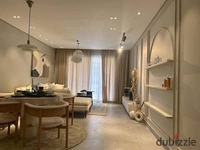 شقة متشطبة بالتكييفات مع DORRA فى كمبوند Village West ارقي مشروع في الشيخ زايد القديمه