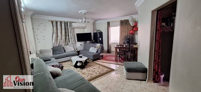 Apartment for sale in the third district  114 meters  two rooms and a bathroom  reception kitchen  back the price 3M