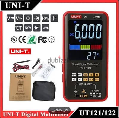أفوميتر ديجيتال UNI-T UT122 ذكي أوتو قياس قسماً بالله زيرو لم يستخدم