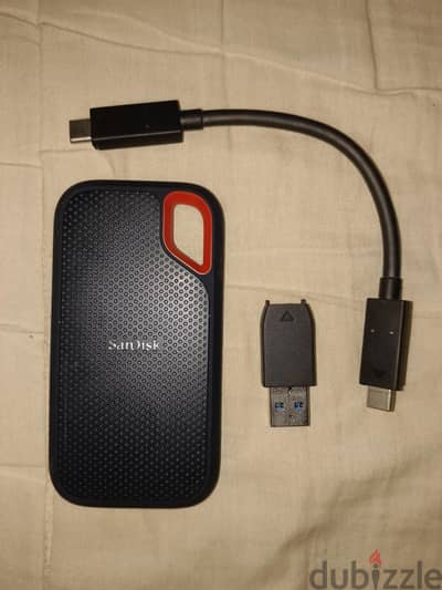 SanDisk 2 TB extreme portable SSD 1050 ميجابايت