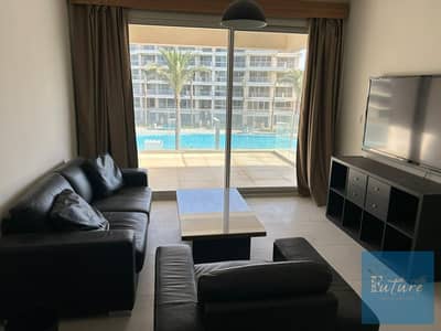 1 Bedroom & Reception for Sale in Marina Views, Marassi | 84 SQM | Direct Lagoon View | Fully Furnished | Fully Air-Conditioned