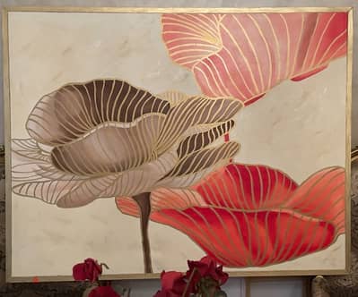 لوحات فنية جاهزة للديكور | Hand Painted Wall Art