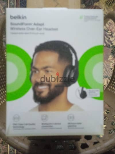 سماعة Belkin SoundForm Adapt Wireless أصلية – حالة ممتازة