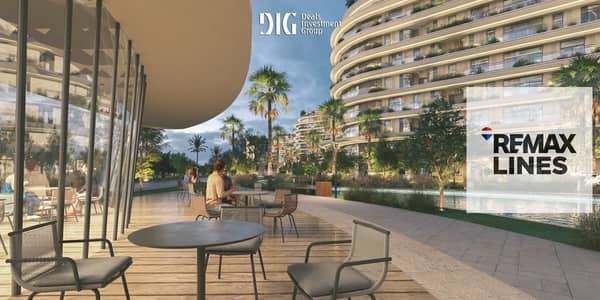 Own a 50 m² studio + 20 m² garden for a total of 70 m² in Draf – R8 New Administrative Capital | 35% discount and a down payment of 1.5% with 3 years installment