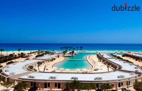 شاليه للبيع في هاسيندا باي بالم هيلز - استلام صيف 2027 - ارضي بجاردن علي البول