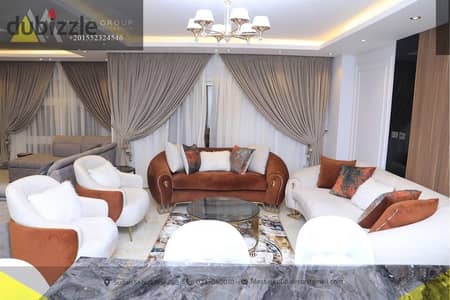 Luxury Furnished Apt in Dokki: 3 BR, 3 Baths in a new building on quiet Abdel Aziz Selim St. Prime location near cafes, dining & El Hayah Hospital.
