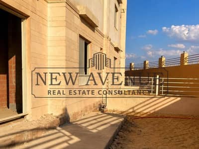 Ready to move Ground Apartment with garden on wide open view for sale in Promenade New Cairo developed by Wadi Degla