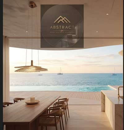 Sea View Villa for Sale in Hacienda Ras El Hekma Fully Finished Fully Air Below Market Price | Near Sidi Heneish  Alamein Airport & New Fouka Road