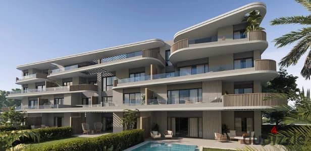 Fully finished 3-room apartment for sale with a view of the lake near Al-Jazira Club