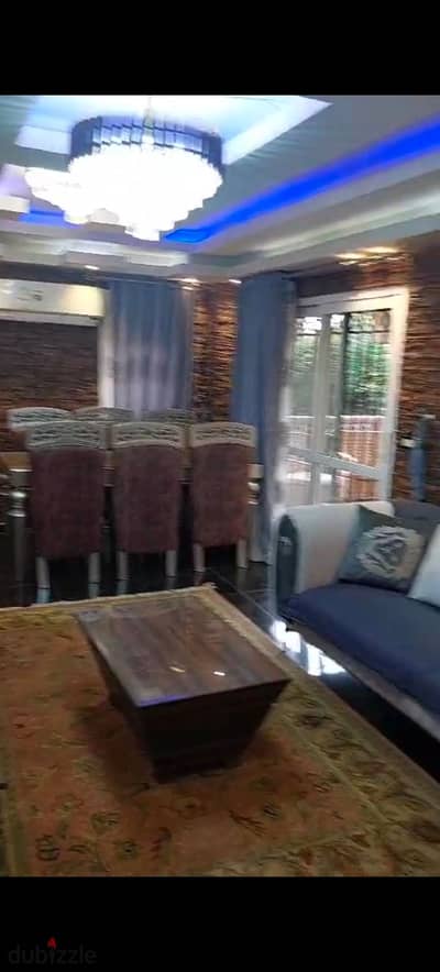 For sale, a ground floor with a private garden in Medinaty in b3 super lux with kitchen and air conditioning