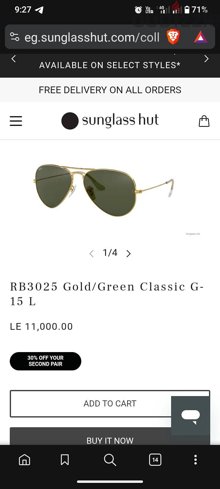 Rayban Aviator Classic 16