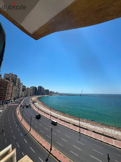 A stunning apartment for sale 220 meters sixth floor direct sea view close to Khalil Hamada Sea