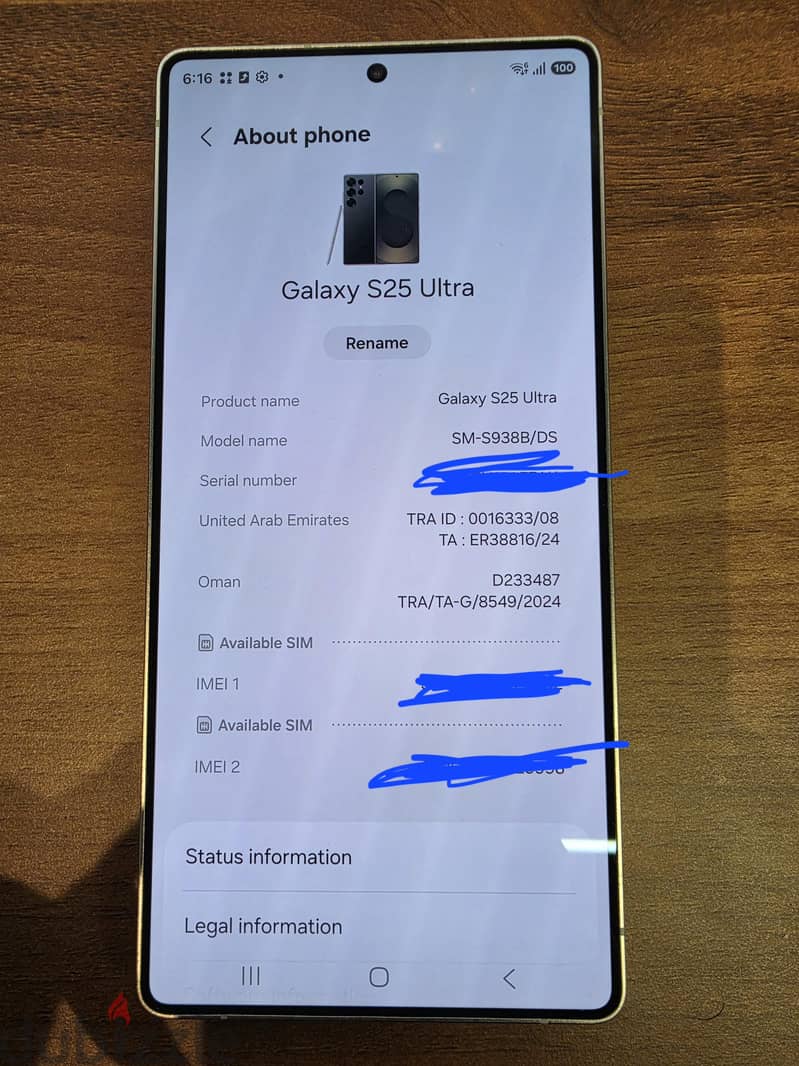 Samsung S25 Ultra 1TB 3
