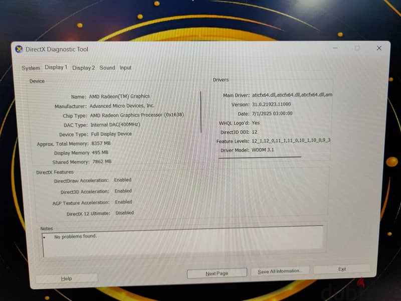 Acer Nitro Ryzen 7+Nvidia Rtx 3050 4gb 9
