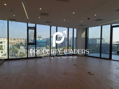 prime location office for rent in central avenue el shiekh zayed 98 m fully finished with AC and terrace