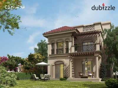 Opportunity for sale in Madinaty, an independent villa model (C3) in the Four Seasons Villas, corner and wide garden view at an excellent price.