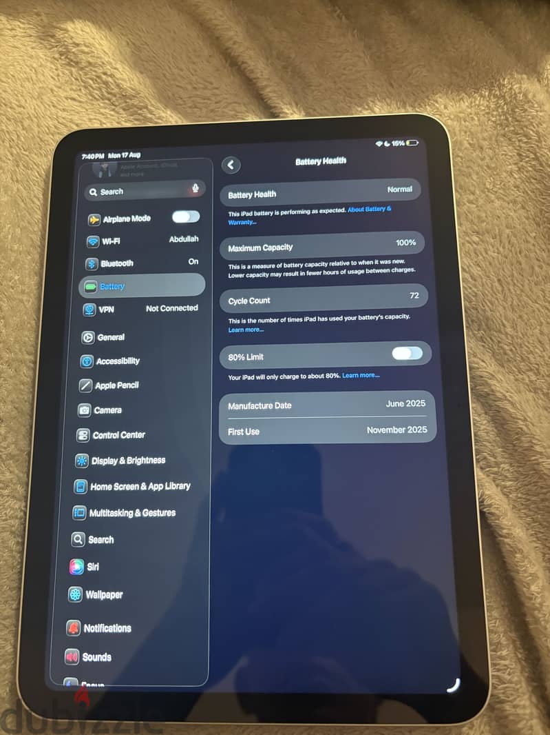 Ipad a16 2