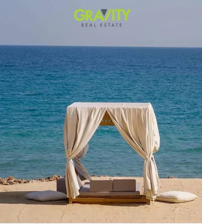 Immediate beachfront chalet in Ain Sokhna with 12-year payment plan - Chalet for sale - Jebal - El Sokhna
