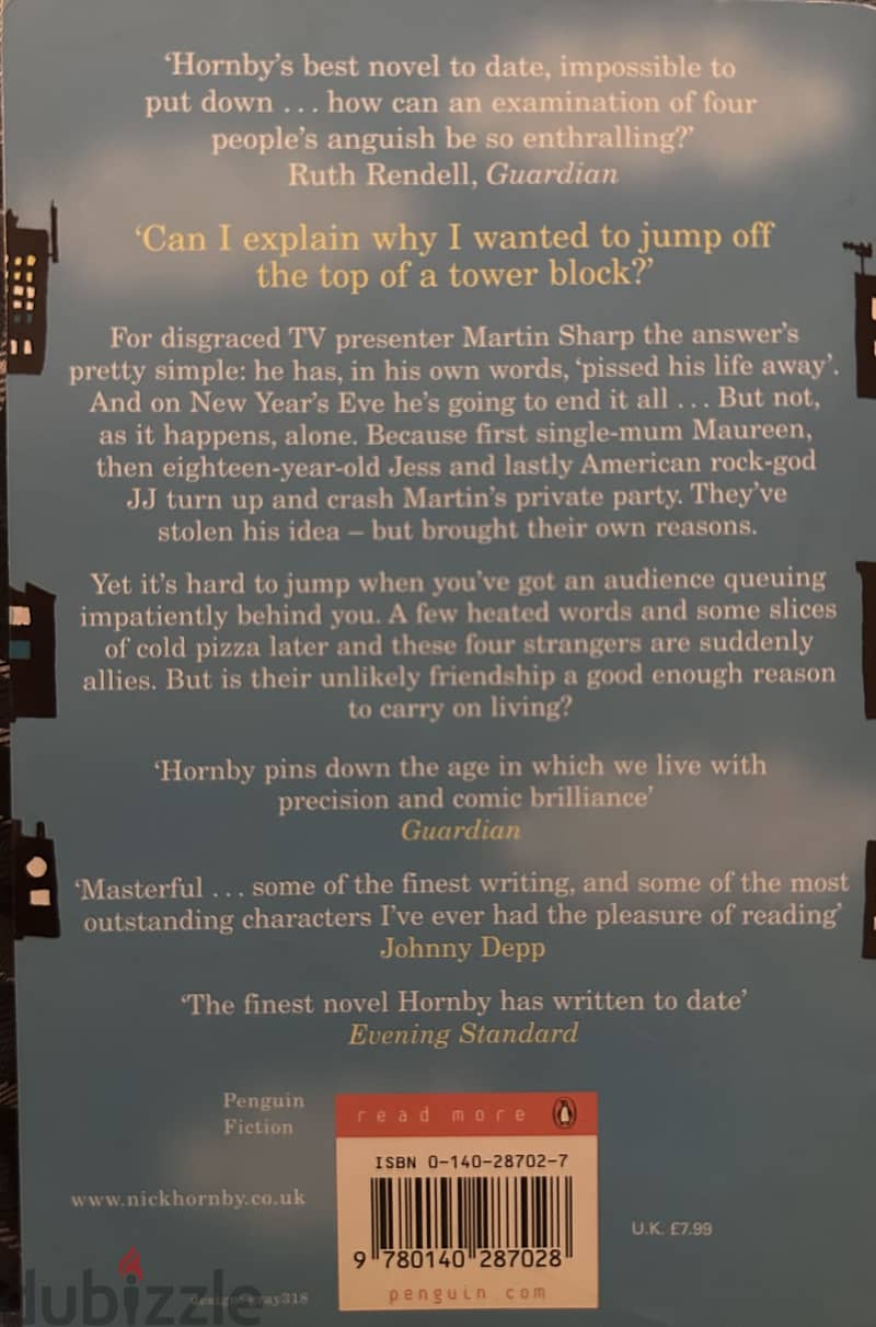Nick Hornby, A Long Way Down 1