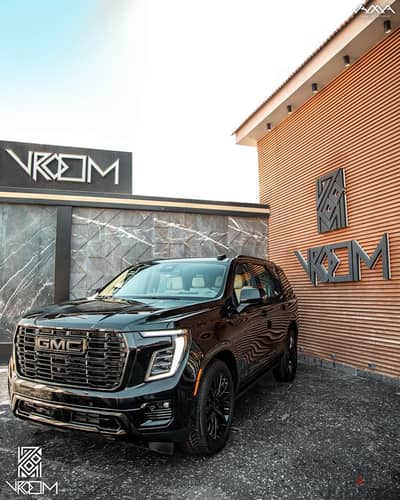 GMC  YUKON DENALI VIP BLACK EDITION  الوحيده في مصر    2025
