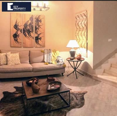 Fully Furnished Duplex with Sea View For Sale in Amwaj - North Coast
