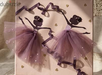 3D Ballerina Canvas Art