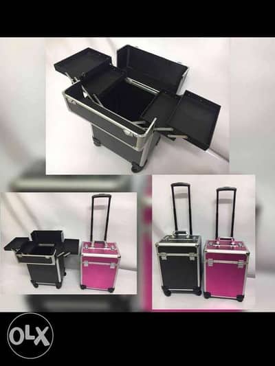 Trolley makeup bag شنطة ميكب تروللي