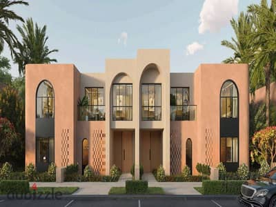 شالية متشطب154m بالجاردن للبيع في اوجامي راس الحكمة