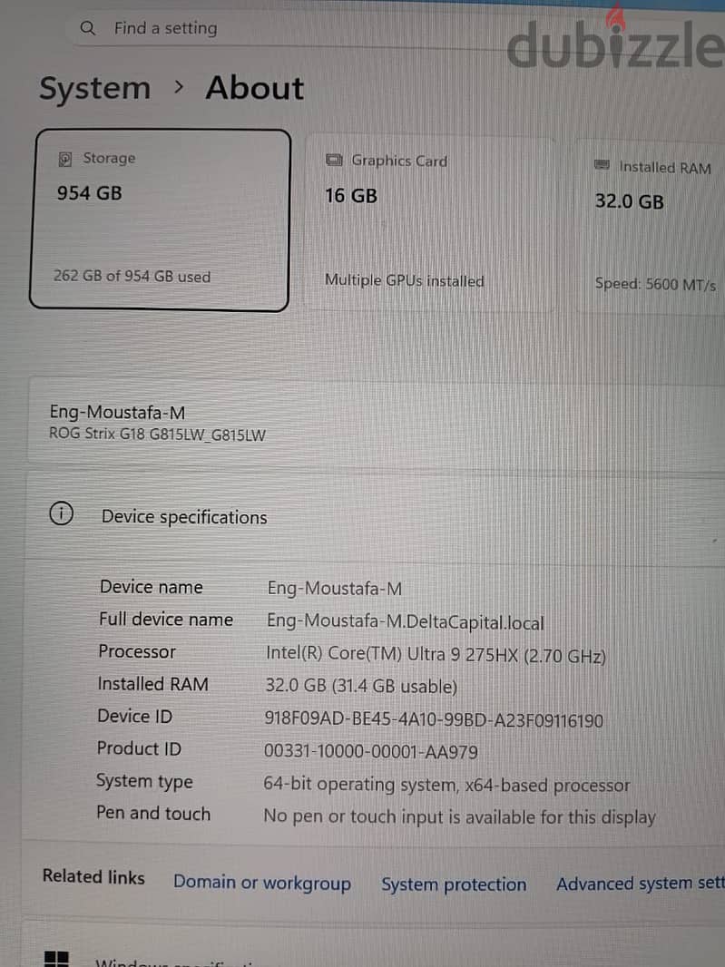 ASUS ROG Strix G18 — G815LW 5