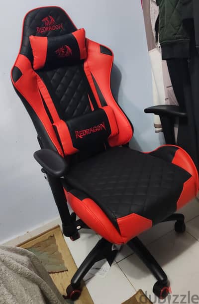 كرسي جيمنج ريد دراجون C601