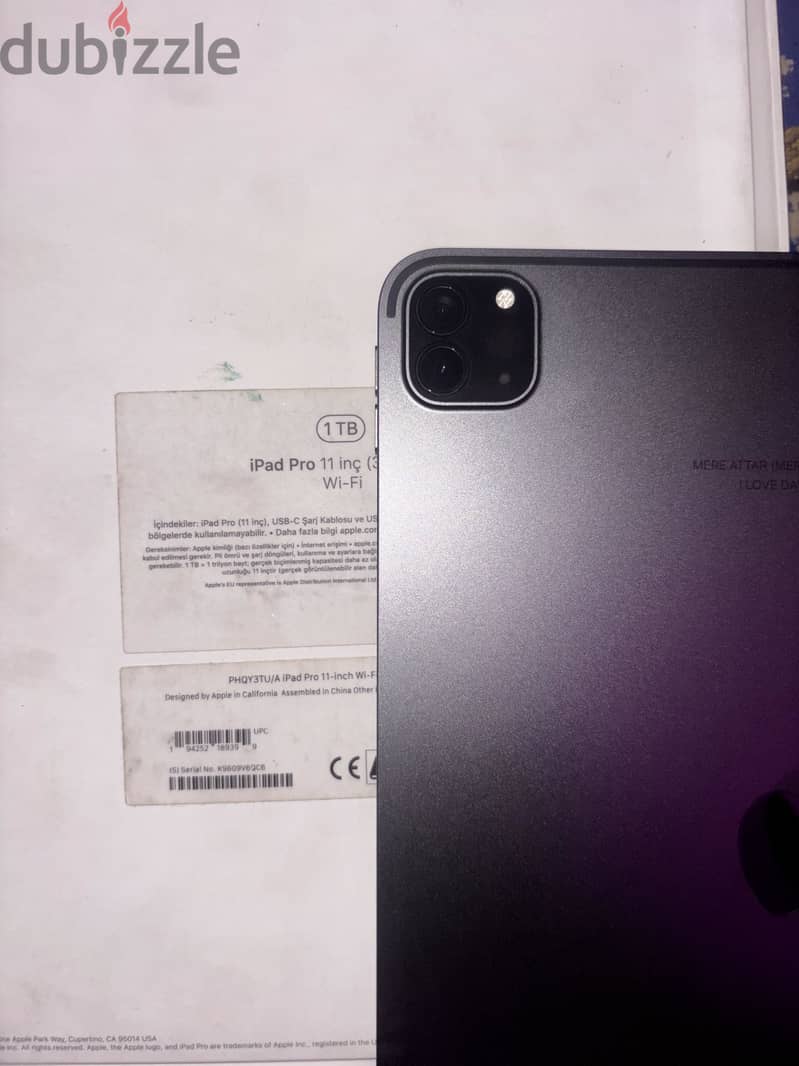 Ipad pro m1 ‍1Tera storage‍ 3