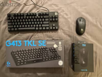 Logitech gaming mouse & keyboard.