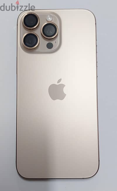 iPhone 16 Pro Max 256GB Rose Titanium – بطارية 100%