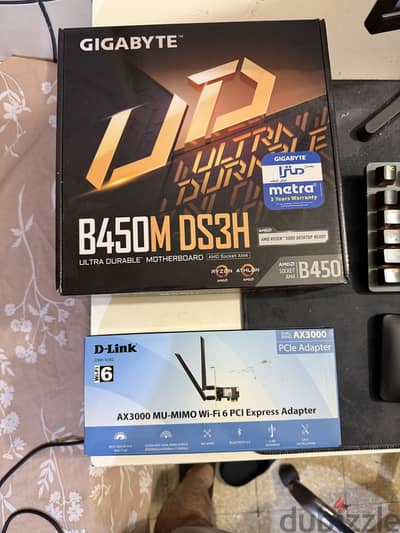 Gigabyte b450m ds3h with F-link WiFi 6 Bluetooth 5