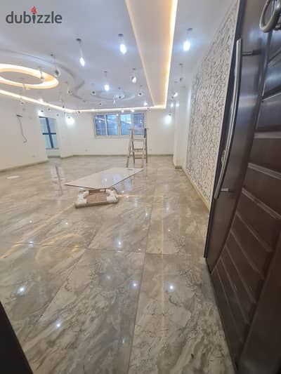Office for rent on Makram Ebeid main street, modern corner building 270 sqm, high lux
