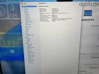 MacBook Pro M1 Pro 16 inch Ram 32 Hard 512