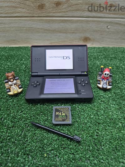 Nintendo DS Lite Red/Black حاله نادره بدون خربوش