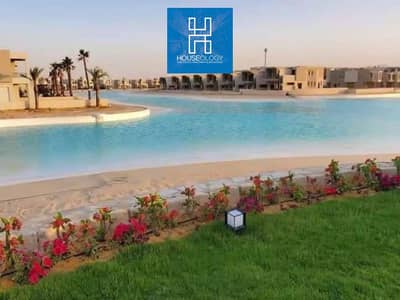 Twin house, first row, lagoon resale at the lowest price in Azha Ain Sokhna, Ready to move